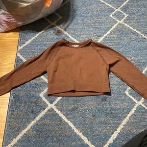 Amazon brown tight gym top